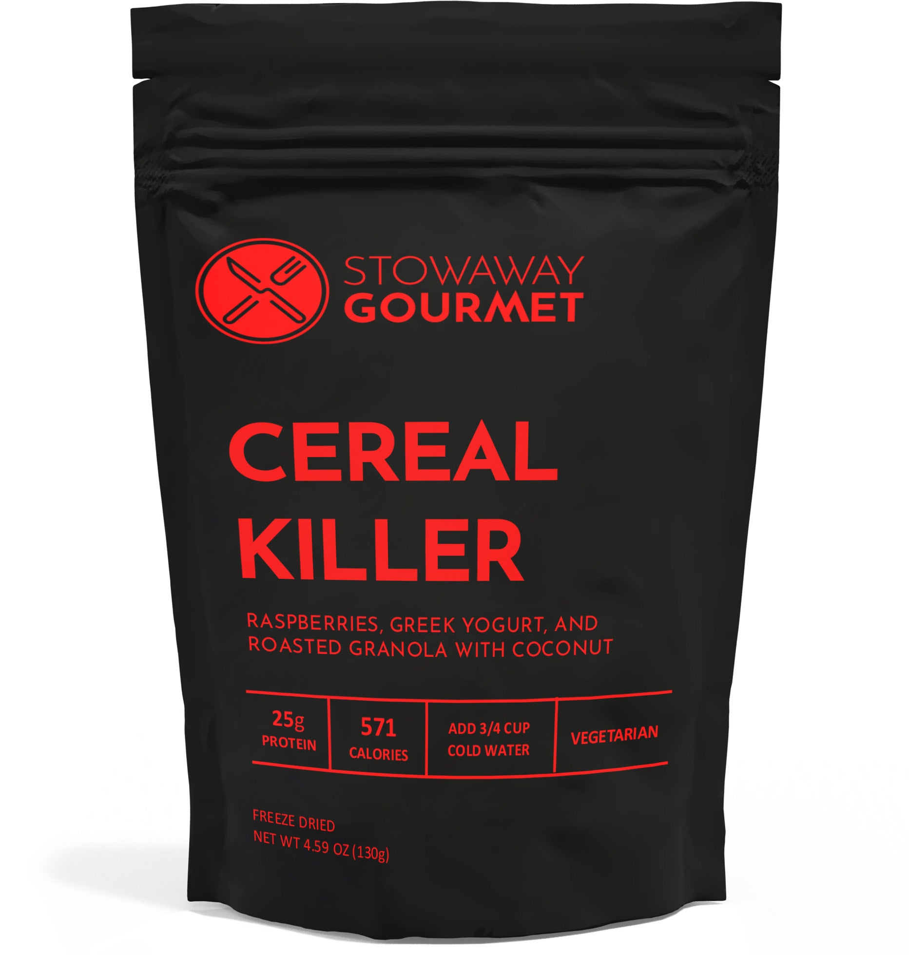 Cereal Killer by Stowaway Gourmet — freeze-dried backpacking meal